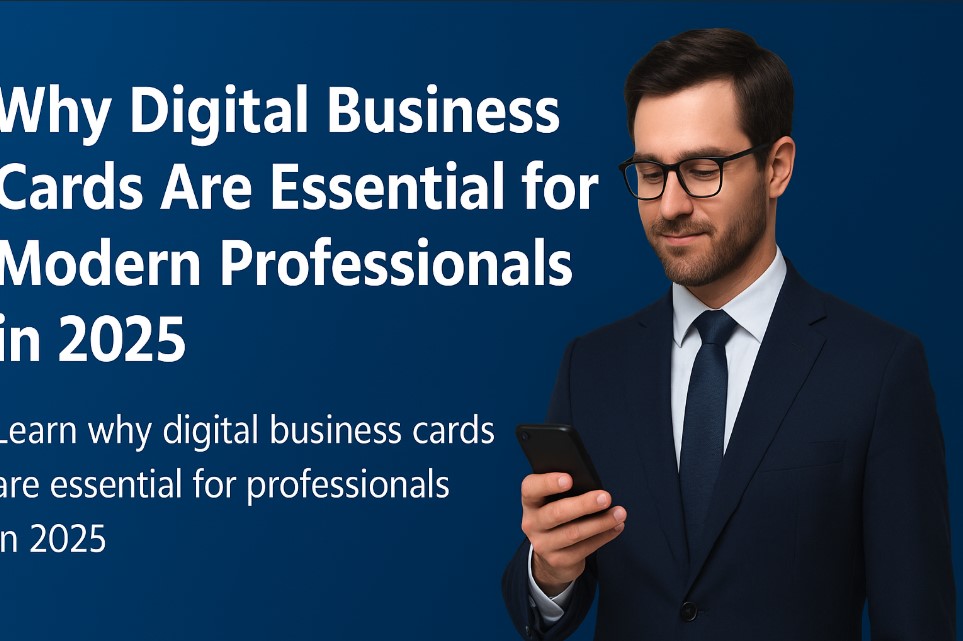Why Digital Business Cards Are Essential for Modern Professionals in 2025